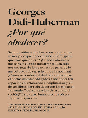 cover image of ¿Por qué obedecer?